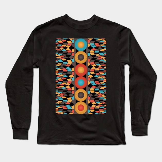 Colorful geometric composition Long Sleeve T-Shirt by Gaspar Avila